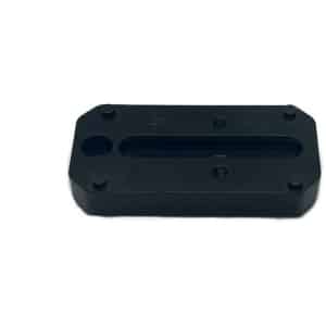 Jebs low-profile red dot mount for Trijicon RMR and Holosun H5407/H5507C/H5508T, black