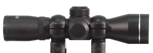 Hi-Point 4x32mm carbine scope with 1 inch tube and Duplex reticle, black finish