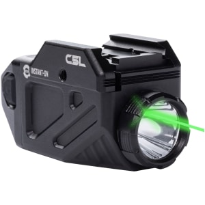 Viridian C5L rechargeable weapon light with integrated green laser, black finish