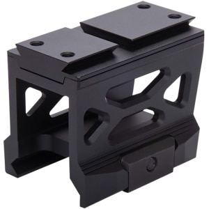 Viridian RFX45 high Picatinny adapter mount, black anodized