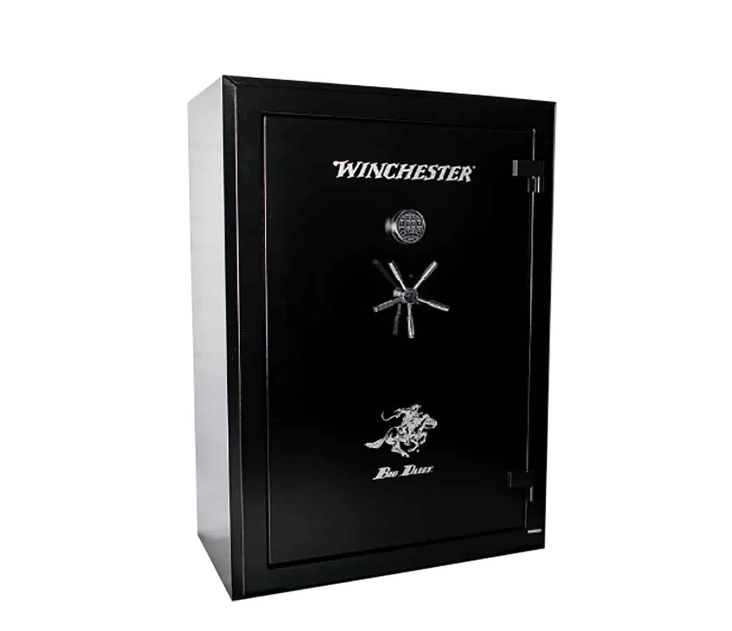 Winchester Big Daddy widebody gun safe holds 65 long guns 90-minute fire rating 11-gauge steel