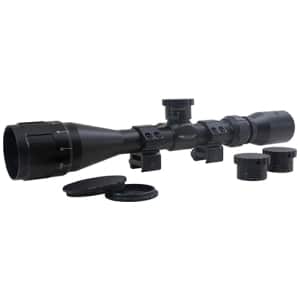 BSA Sweet 6.5 Creedmoor 4.5-18x40 AO rifle scope matte black with Weaver rings