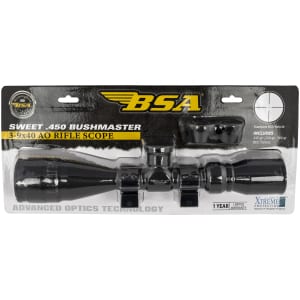 BSA Optics Sweet 450 AO 3-9x40 riflescope for .450 Bushmaster in matte black