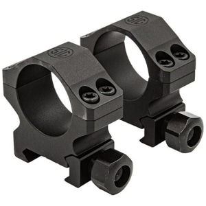 Sig Sauer ALPHA1 34mm extra high scope rings matte black on 1913 rail
