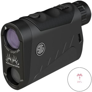 Sig Sauer Buckmasters 1500 Rangefinder 6x22mm Red LED Display Black