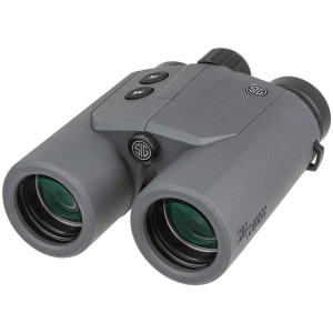Sig Sauer Canyon 10x42 rangefinding binocular in gray with red OLED display
