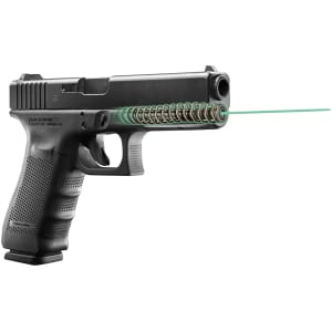 LaserMax LMSG417G green guide rod laser for Glock Gen4 installed