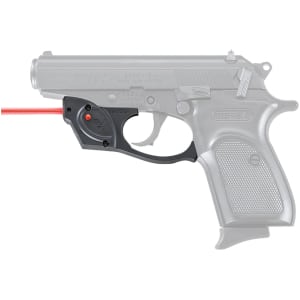 Viridian E Series red laser sight for Bersa Thunder 380, black trigger-guard mount
