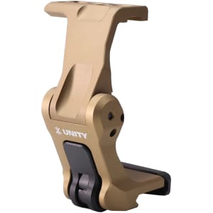 Unity Tactical FAST FTC Omni magnifier mount in Flat Dark Earth finish