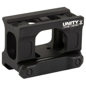 Unity Tactical FAST Micro-S optic mount for Aimpoint Comp M5 Duty RDS, black anodized