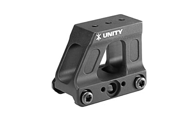 Unity Tactical FAST MRDS mount in black, fits Trijicon RMR and multiple micro red dot footprints