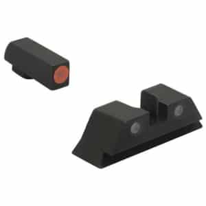 Meprolight Hyper Bright Extremely Bright Day & Night Sight Green with Orange Front Green Rear for Glock