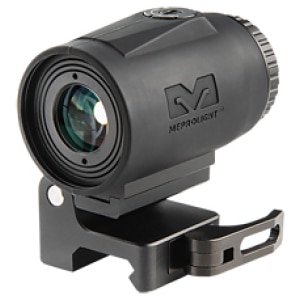 Meprolight MMX3 3x micro magnifier on Picatinny rail, black