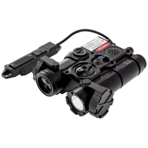 AGM WLAD-CLA1-B1 Weapon Laser Aiming Device with green and IR lasers and 300 lm LED, black