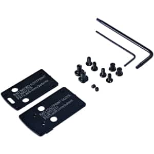 Crimson Trace CT RAD dovetail mounting kit for Glock 42 43 48, black aluminum and steel adapter