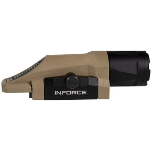 INFORCE WML Gen 3 weapon light 450 lumens Flat Dark Earth mounted on Picatinny rail