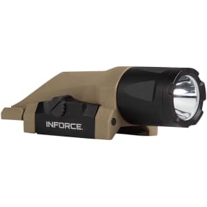 INFORCE WML Gen 3 White/IR weapon light 450 lumens Flat Dark Earth mounted on Picatinny rail