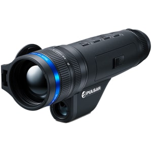 Pulsar Telos XP50 thermal monocular in black rubber armor