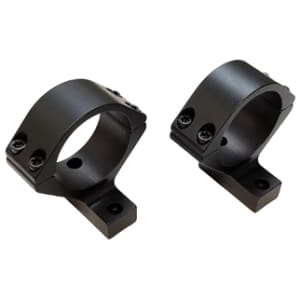 Talley 1-inch low scope rings and mount combo for Tikka T1/T1X in black anodized finish