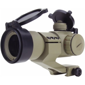 TacFire RD004T 1x30 red/green dot sight tan 2 MOA with cantilever mount