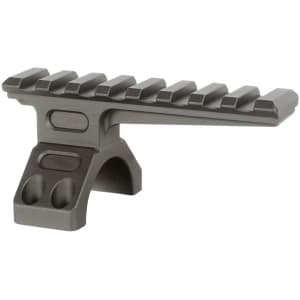 Midwest Industries MK2 30mm railed cap black top view
