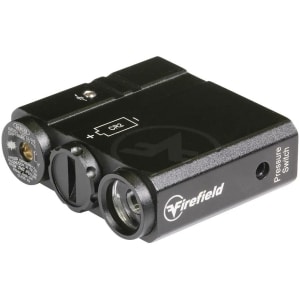 Firefield Charge AR red laser and 180-lumen flashlight combo in matte black, Picatinny/Weaver mount