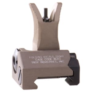 TROY FLDNG M4 FRONT BATTLE SIGHT FDE