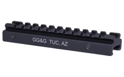 GG&G Standard AR15/M16 Scope Rail black Picatinny riser for AR-15/M16
