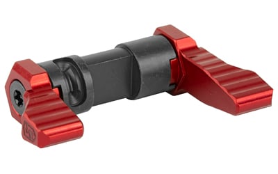 Phase 5 red 90-degree ambidextrous safety selector for AR-15 and AR-10/LR-308
