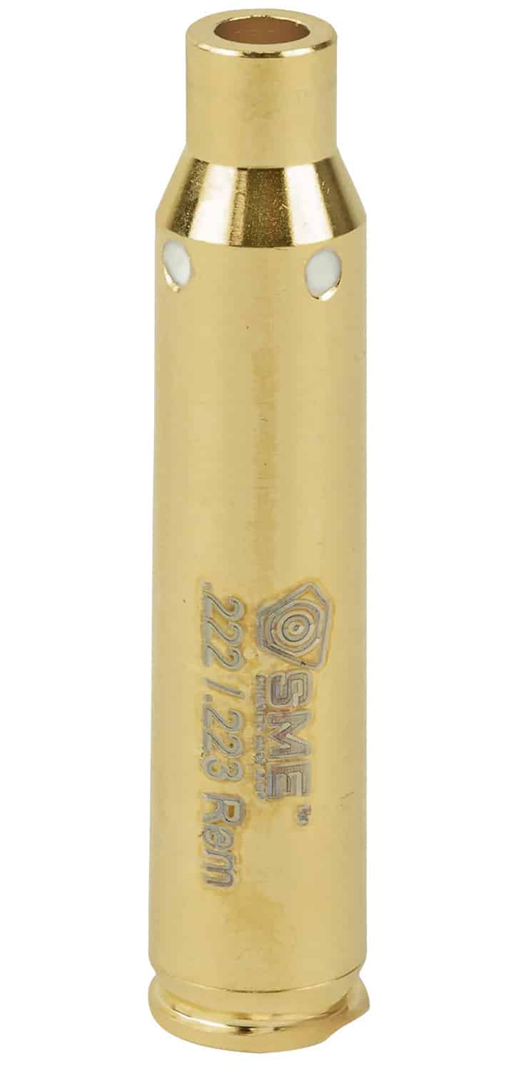 SME Sight-Rite XSIBL222 laser bore sighter .222/.223 brass cartridge