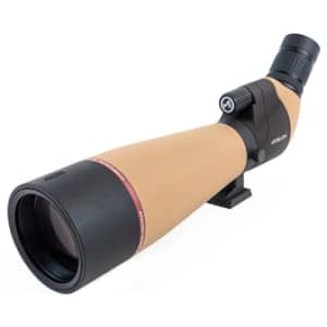 Athlon Talos 20-60x80 angled spotting scope in tan