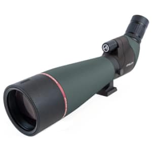 Athlon Talos 20-60x80 angled spotting scope in green with table-top tripod