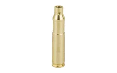 NCSTAR 223 red laser cartridge bore sighter for .223 Rem/5.56 NATO, brass finish
