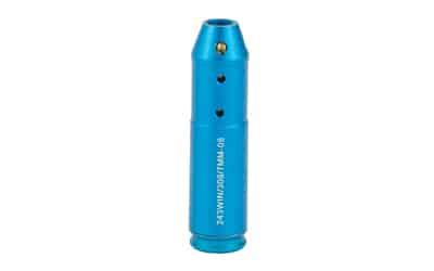 NCStar .308 red laser bore sighter, matte blued cartridge-style laser