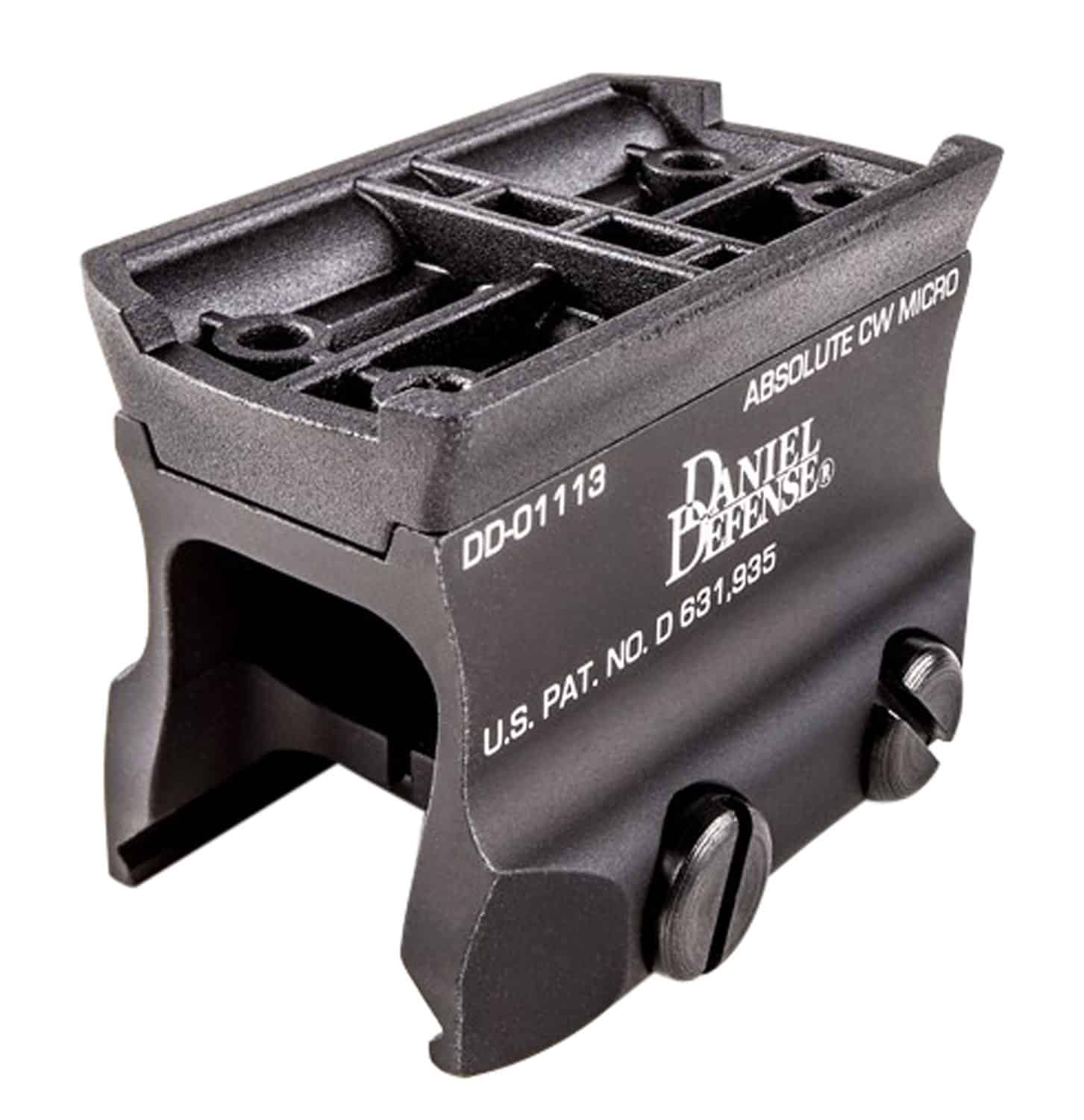 Daniel Defense Aimpoint Micro Mount with spacer for Picatinny rails, black