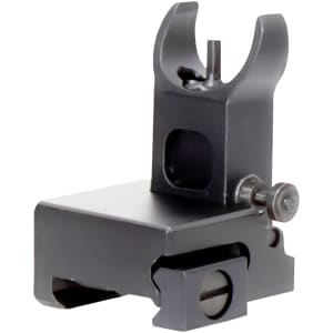 Aim Sports MT200 AR Low Profile Front Flip Up Sight Black Anodized Low Profile for AR-15