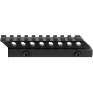 Aim Sports MT012M Riser Mount black anodized, 5 inch rail, 0.75 inch rise