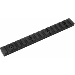 Timber Creek Outdoors M-LOK 15-slot Picatinny rail, black anodized, aircraft-grade aluminum