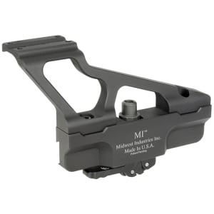 Midwest Industries MI AKG2 side mount MRO top constructed from hard coat anodized 6061 aluminum and melonite coated steel