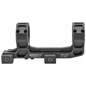 Geissele Super Precision 30mm 0 MOA scope mount for AR-15, black hardcoat anodized
