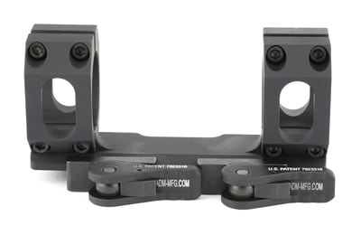 American Defense AD-RECON-SL 30mm low quick-detach Picatinny scope mount in matte black