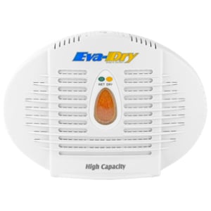 Eva-Dry Hi-Cap Renewable Dehumidifier Model 500 white safe dehumidifier