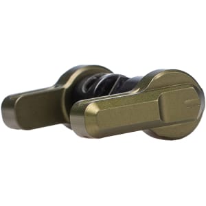 Aero Precision PRO ambidextrous safety selector in olive drab green for AR-15 and AR-10