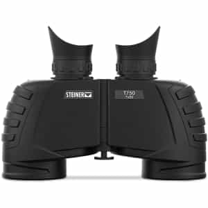 Steiner T750 7x50mm Porro prism binoculars in black rubber armor