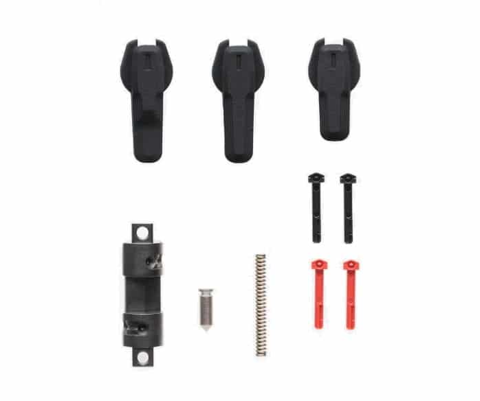 Magpul ESK ambidextrous safety selector kit for AR-15, black polymer levers and steel axle