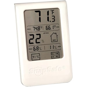 SnapSafe Hornady 75909 hygrometer gray large LCD display