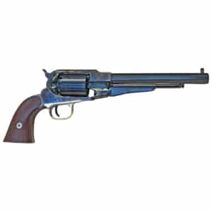 Cimarron Angel Eyes 1858 8-inch blued octagon barrel revolver with case-hardened frame and walnut grips