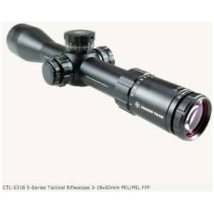 Crimson Trace 5-Series 3-18x50mm FFP MR1-MIL illuminated riflescope