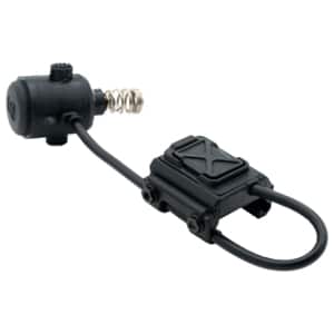 Cloud Defensive REIN Single Constant Switch in black, low-profile remote switch for REIN weapon lights