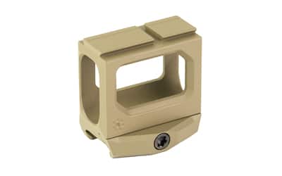 Arisaka Aimpoint Acro Mount Mk2 2.26 in Flat Dark Earth mounted on Picatinny rail